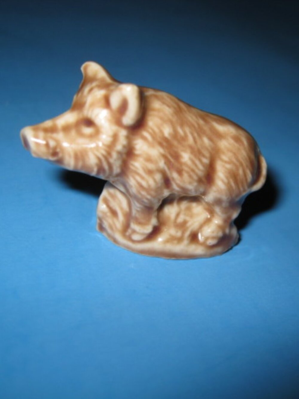 Wild Boar Pig Wade Red Rose Tea Figure Whimsie Animal